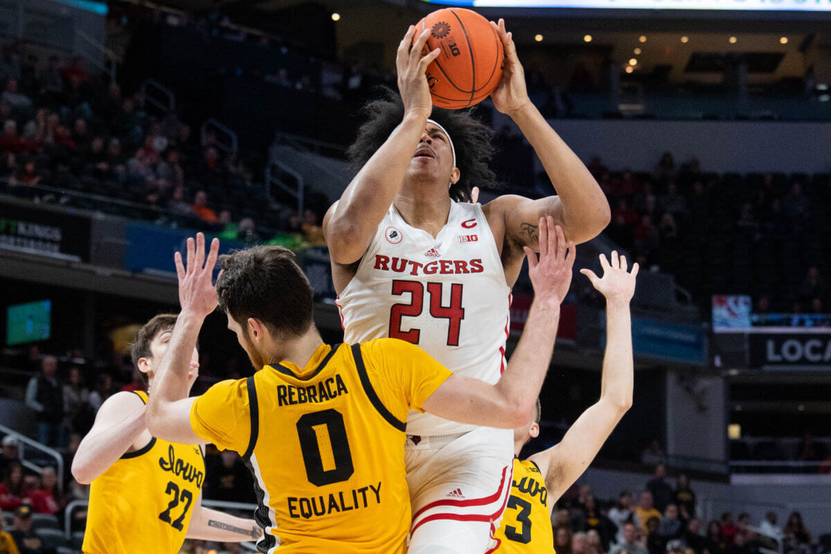 NCAA Basketball: Big Ten Conference Tournament- Rutgers vs Iowa