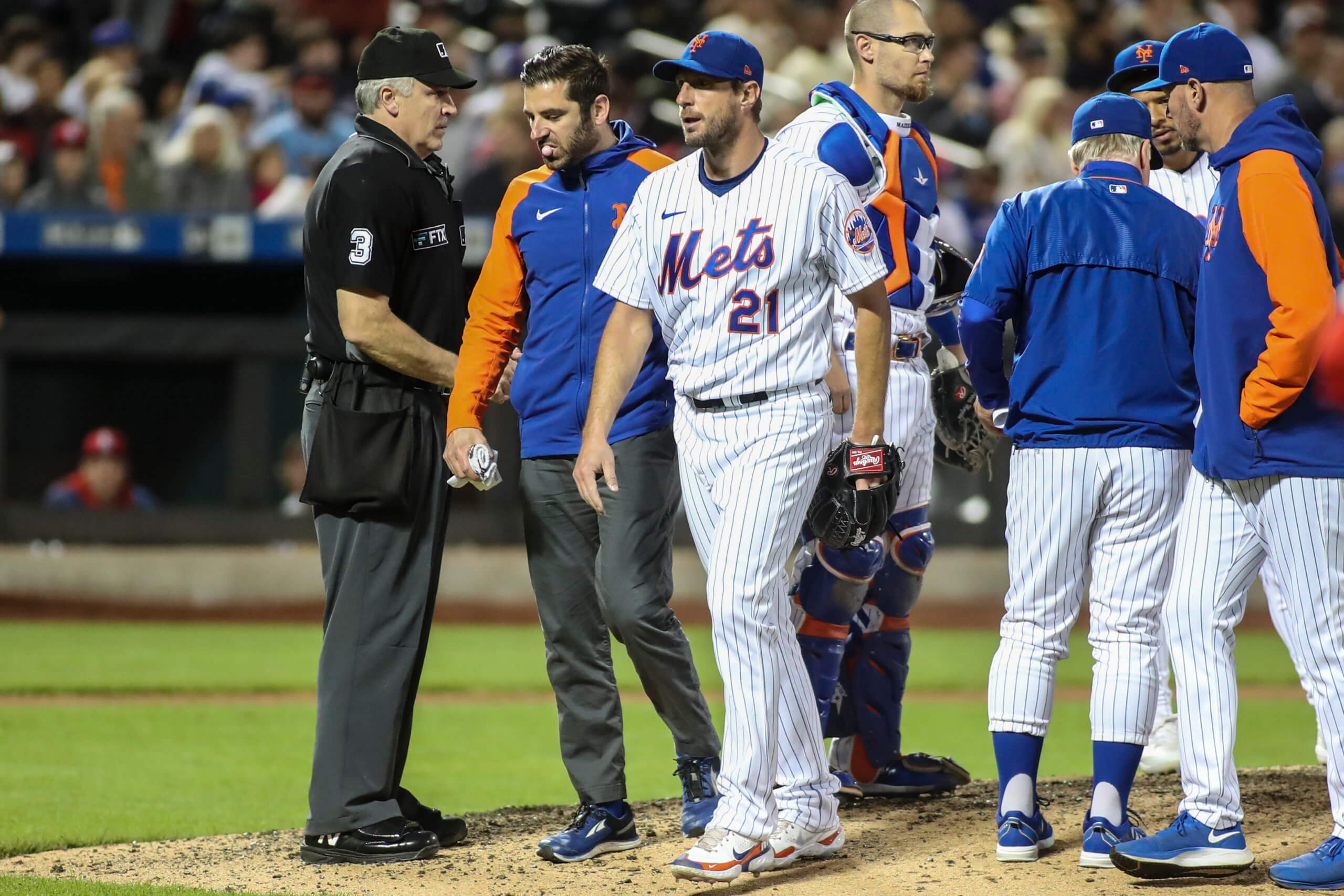 Max Scherzer injury: Mets ace out 6-8 weeks with oblique strain